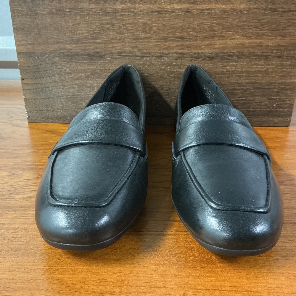 Naturalizer Women Gen N Flow Black Leather Slip On Loafer Size 8
